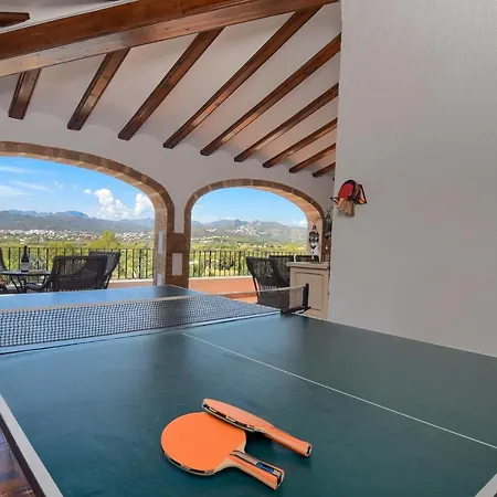 Sunset With Private Pool,tennis And Padel Court Хавеа